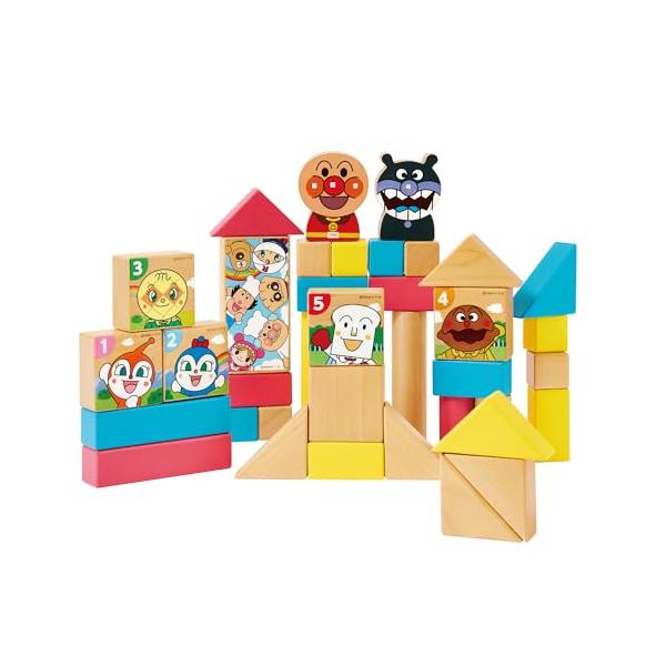 他サイト： アガツマ(AGATSUMA) アンパンマン 天才脳筒入りつみ木【2024】の商品画像