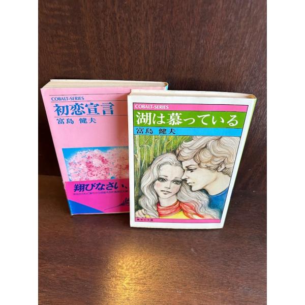 湖は慕っている/初恋宣言　富島健夫　文庫２冊