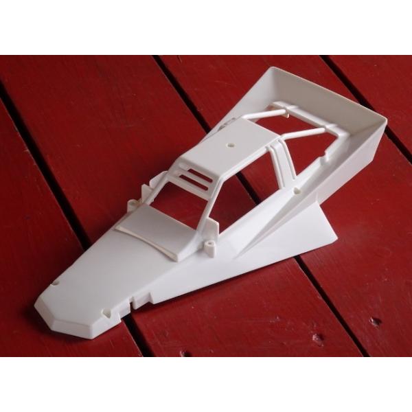 改造グラスホッパー、旧ステッカーボディー（未使用）付 シャーシ用デカール／レッド（ホーネット・グラスホッパー用