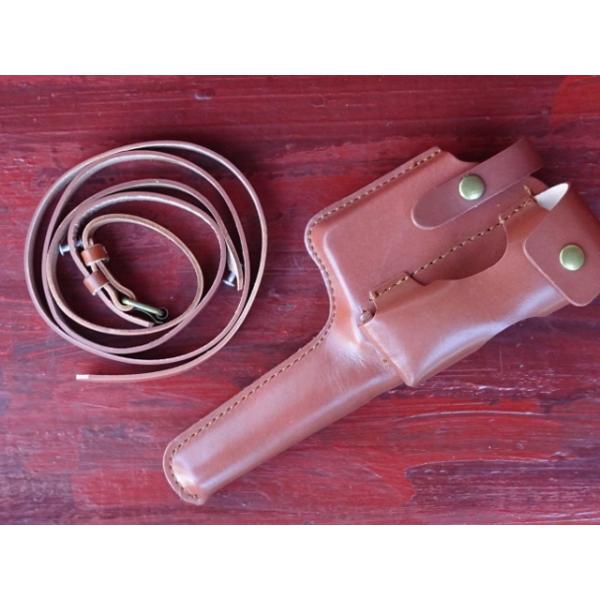 ☆▽モーゼルC96（M712）用本革ホルスターベルト付き（レター