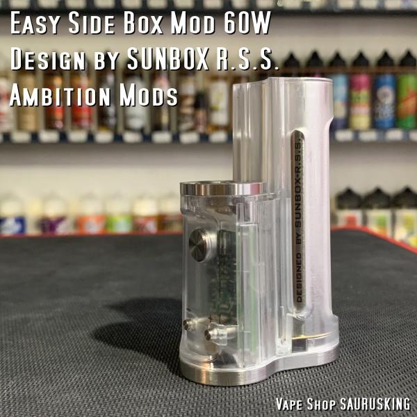 Ambition Mods Easy Side Box Mod 60W [Clear Polished] Design by