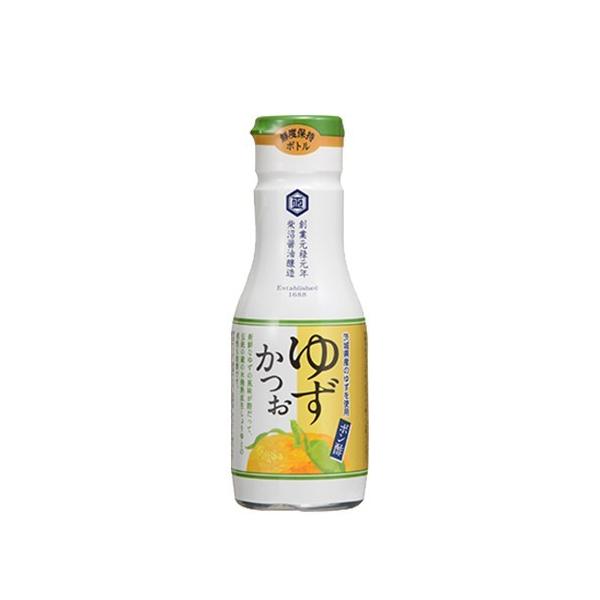 柴沼醤油 ポン酢ゆずかつお 200ml×4本 鮮度保持ボトル