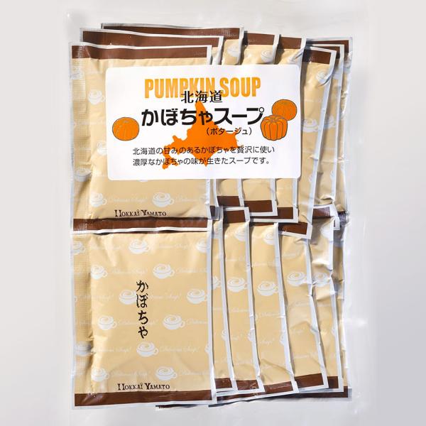 北海道産の甘みのあるかぼちゃを使用し、北海道の乳製品で仕上げたポタージュです。【北海大和】北海道の素材、原材料にこだわり、おいしさと笑顔をお届けしたいという理念に基づきスープ・ふりかけ・お茶漬け・レトルト食品などの加工食品を心を込めて作って...