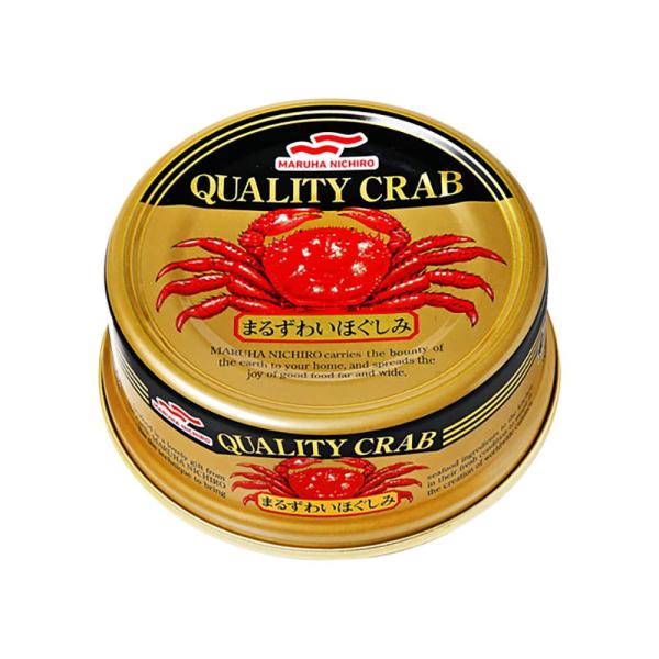 ※賞味期限はまだ残っていますが、在庫調整の為、超特価でお届けします◎　賞味期限：2026年8月1日弾力と甘みのあるマルズワイガニを、料理に使い易いほぐしみ形状に仕上げました。ギフトとしても販売されている高級感のある缶詰です。※こちらのセット...