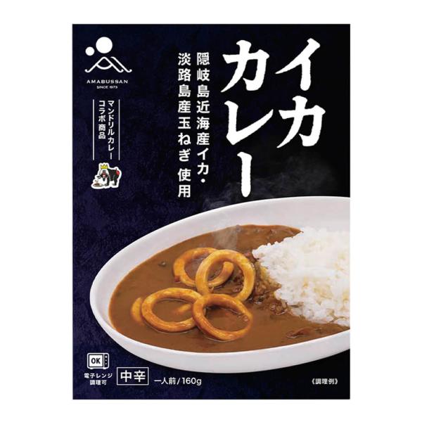 [5個セット]海士物産 イカカレー 160g 送料無料(沖縄・離島を除く) いか 烏賊 海鮮 魚介 ご当地グルメ レトルトカレー シーフードカレー