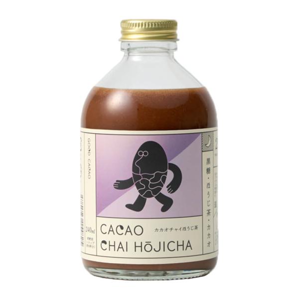 GOOD CACAO カカオチャイほうじ茶 240ml×2本 送料無料(沖縄・離島を除く) クラフトチャイ
