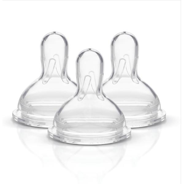 medela メデラ Nipple 3-Pack Slow Flow スペア乳首S（3個入り） [並行輸入品]