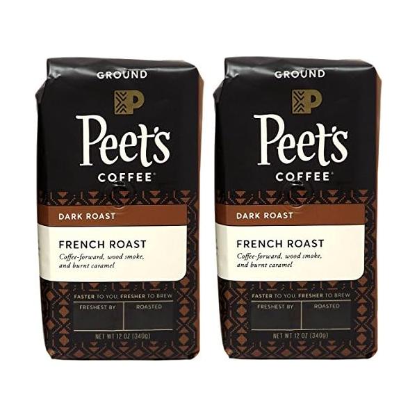 Peet's Coffee French Roast 2個 (Deep Roast ) [並行輸入品]