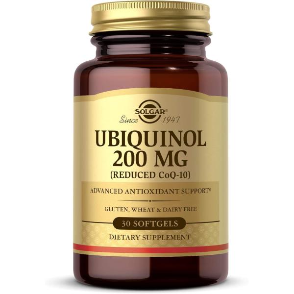 Ubiquinol 200 mg (Reduced CoQ-10), 30 Softgels　30回分