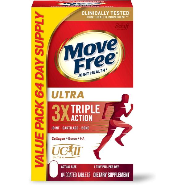 Move Free Ultra Triple Action Joint Support Supplement - 64錠（64回分）