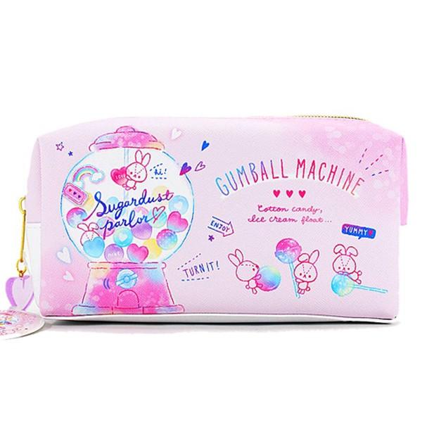 女の子ペンポーチ チャーム付き クーリア ファンシー柄 : さわだや