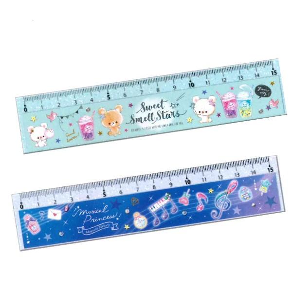スケール クーリア くま 音符 ファンシー柄 定規 : さわだや - 通販