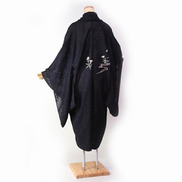 道中着 単衣 手縫いお仕立て上がり 本加賀友禅「稲手明仁」作 紋紗  