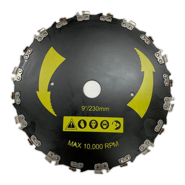 むとひろ 超硬チェンソー刃 竹・笹・雑木用 チップソー 1枚入 230mm