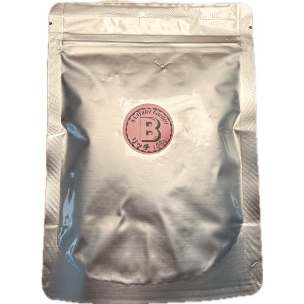【リッチB 100g】遮光アルミ袋＋脱酸素剤入りで長期間長持ち！ 食い付きバツグンで産卵量UP 若魚〜成魚用 メダカ、金魚、熱帯魚の餌 ※給餌スプーン付き