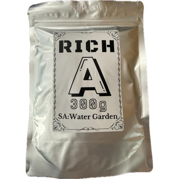 【リッチA 300g】遮光アルミ袋＋脱酸素剤入りで長期間長持ち！食い付きバツグンで餓死対策 針子〜稚魚用 メダカ、金魚、熱帯魚の餌 ※給餌スプーン付き