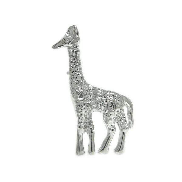 K18wgホワイトゴールド Ygイエローゴールド Pgピンクゴールド ラペルピン キリン 動物 ピンバッジ ダイヤ ピンブローチ ブローチ 国産 Www Wearefromdust Org