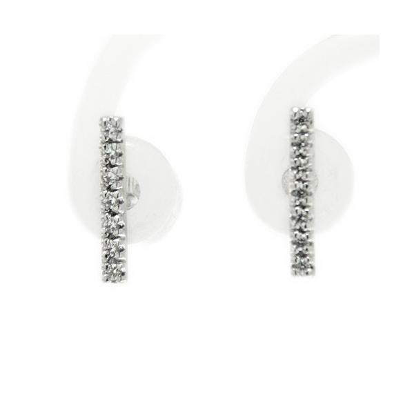 PT900プラチナ ピアス スタッド ダイヤモンド エタニティー モチーフ  