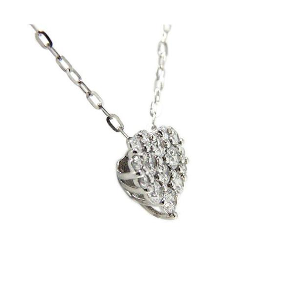 Pt900プラチナ ペンダント ネックレス ハート ダイヤモンド パべ留め 0 90カラット 天然石 誕生石 Bloguspospolitus Pl