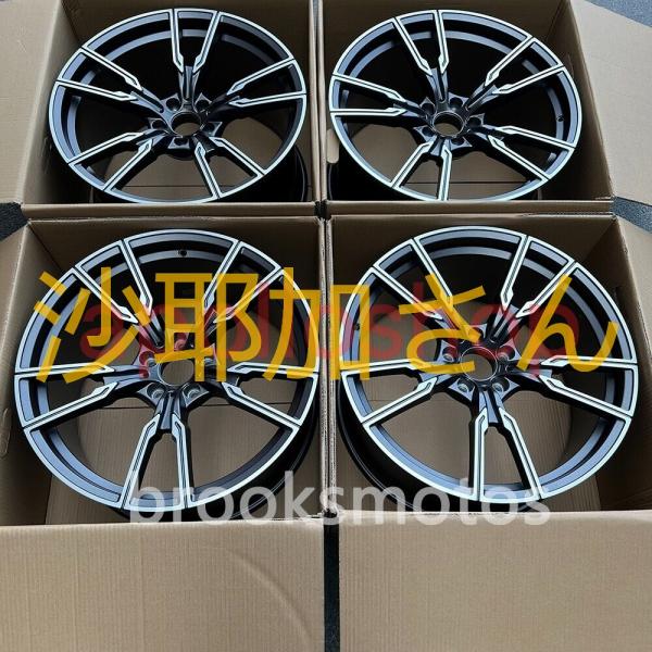 19インチ Black ホイール ( ４本セット ) アウディ A3 A4 S3 S4 RS3 RS4 A6 S6 RS6 A8 S8 TT Q3 　--121