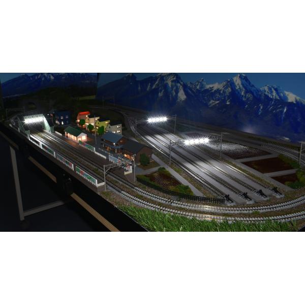 トミックス 鉄道模型ジオラマレイアウト【豪華照明付き】150x65cm 4線