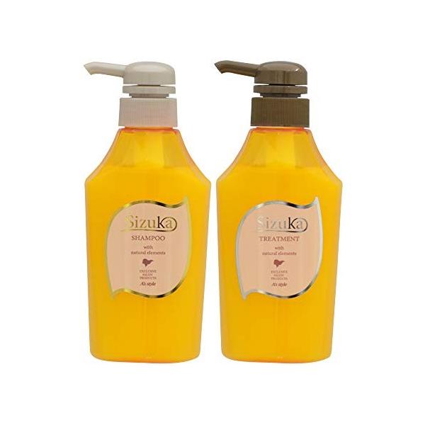 アズスタイル Sizuka 雫髪 シズカ ボトル シャンプー400ml トリートメント400gセット 太い髪用 Purrworld Com