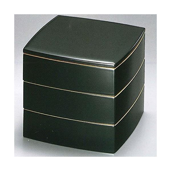 お取り寄せ重箱胴張三段重緑金胴張三段重重箱 お重 越前漆器 本漆 Korindo 光琳堂食器 Sb18ショップ