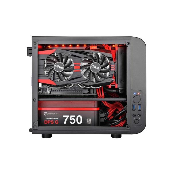 Thermaltake Core V1 Mini Itx対応キューブpcケース Cs4872 Ca 1b8 00s1wn 00 Dejapan 手数料０円で日本の商品を購買代行 落札代行