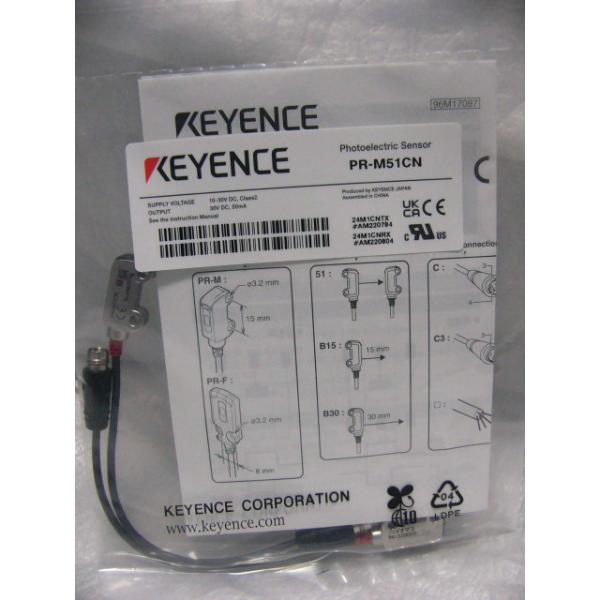 KEYENCE PR-M51CN 超小型アンプ内蔵型光電センサ