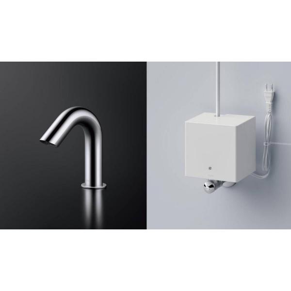 TOTO TLE28SS1A (100V) 自動水栓 (TLE28002J＋TLE01505J) アクアオート （TENA40A 後継機種）