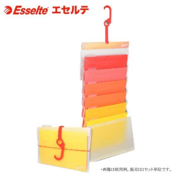 ③結 エセルテ ソーテッド 22341 A4/6段 ウォームカラー : 文具・事務