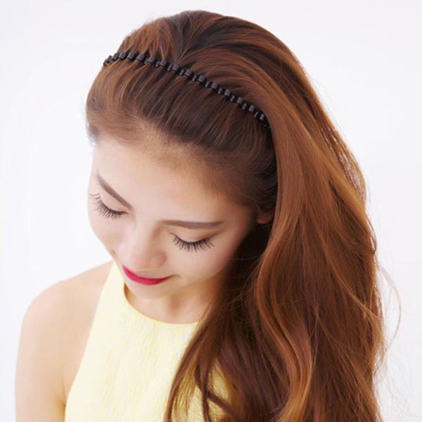 カチューシャ ヘアアレンジ メンズ レディース シンプル 髪留め コーム 黒 金属 スポーツ メイク 洗顔 Buyee Servis Zakupok Tretim Licom Buyee Pokupajte Iz Yaponii