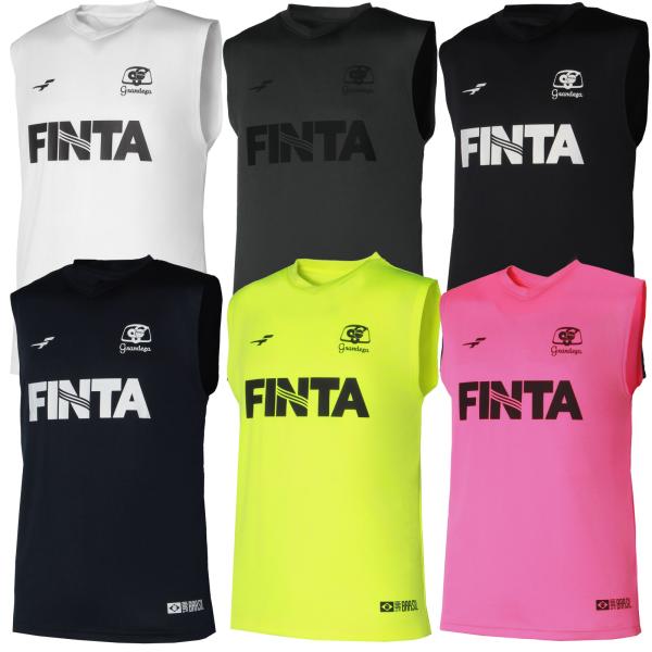 フィンタ サッカー メンズ ノースリーズ シャツ FT4617FINTA カットスリーブ タンクトップ
