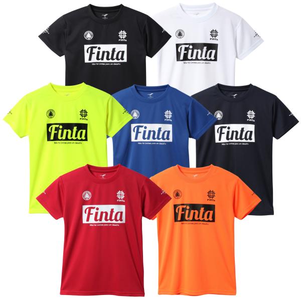 FINTA サッカー ジュニア 半袖 プラクティス シャツ FT8755 フィンタ フットサル ウェア Jr