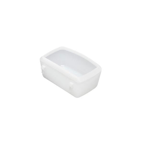 サイズ：12ｘ8.8ｘ5.4ｃｍ小型のプラスチックカップ。餌などを描き出しにくい「かえし」があります。ケージの網にひっかけて取り付けて、ご使用ください。ペットキャリーのエサ入れやウオーターボトルのしずく受けにとっても便利です。ひっかけフック...