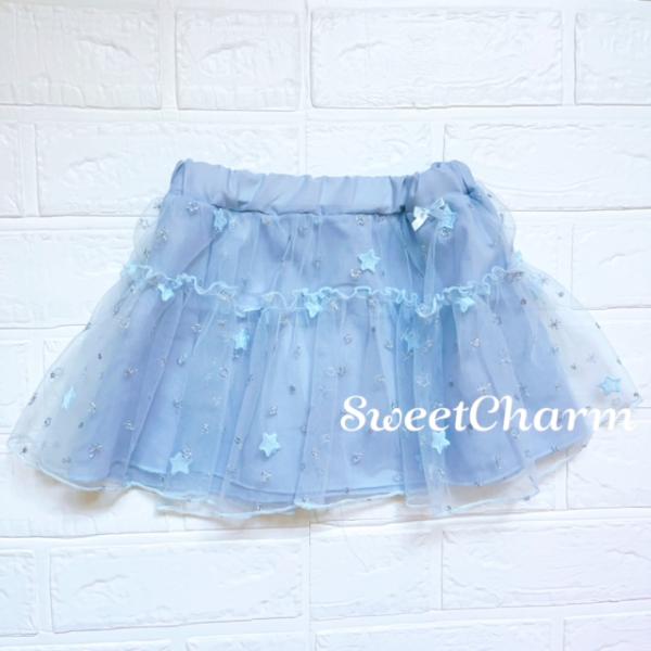 エンジェルラブふわふわチュールスカートサイズ【９０ｃｍ】丈【２４ｃｍ】ウエスト平置き【２１ｃｍ】素材チュール部分【ナイロン１００％】裏地【ポリエステル１００％】【メール便対応商品】