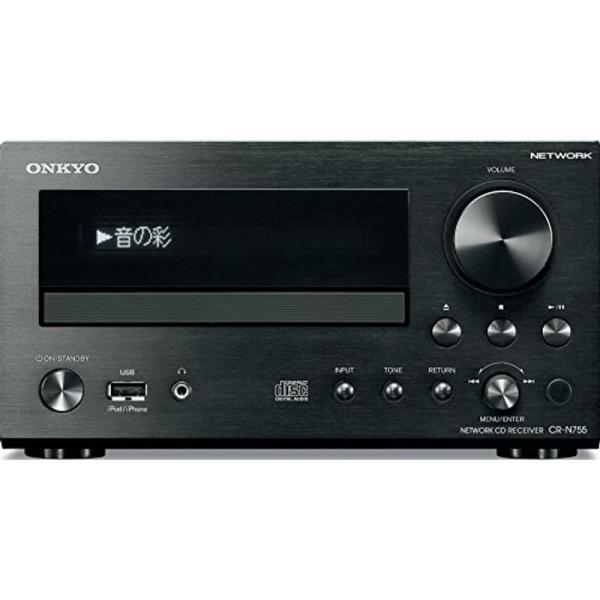 美品 ONKYO CR-N755B オンキョー ネットワークCDレシーバー Amazon.co.jp: ONKYO ネットワークCDレシーバー CR-N755(B