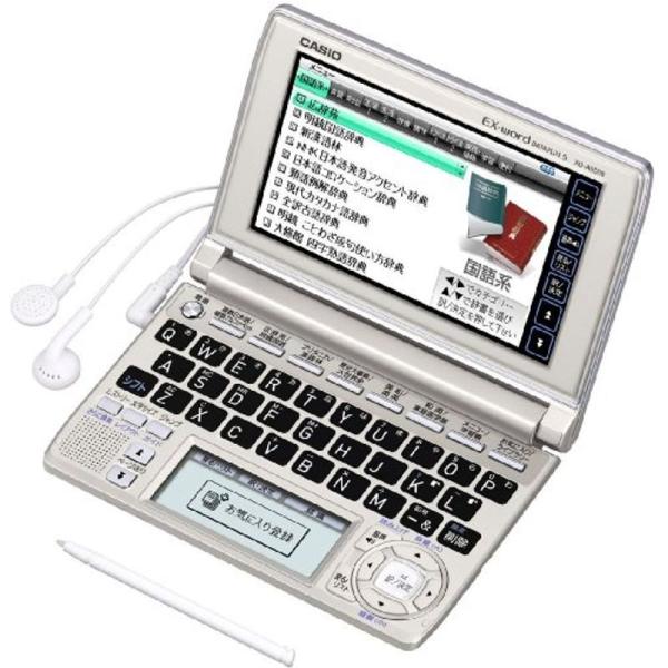 CASIO Ex-word 電子辞書 XD-A6500GD シャンパンゴールド 多辞書総合モデル ツインタッチパネル 音声対応 100コンテ: 商品のタイトル【中古品】(中古品)＝使用済み中古品です。画像の商品はサンプル画像です。実際に届く...
