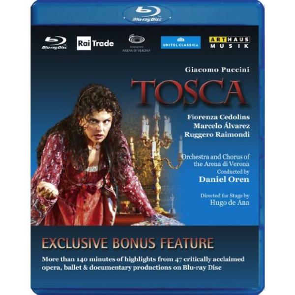 プッチーニ:歌劇「トスカ」全曲(日本語字幕)Blu-ray: 商品のタイトル【中古品】(中古品)＝使用済み中古品です。画像の商品はサンプル画像です。実際に届く商品と異なりますのでご了承下さいませ。※中古品のため、商品のコンディション、ケース...