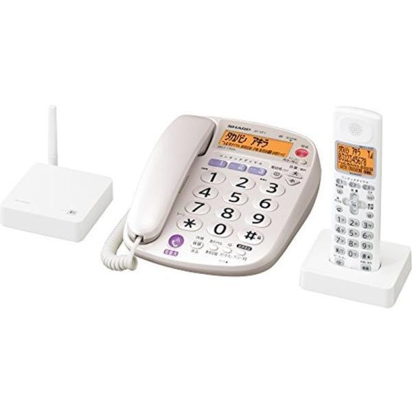 シャープ デジタルコードレス電話機 パールベージュ系 子機1台付き JD-VF1CL（中古品） シャープ デジタルコードレス電話機 パールベージュ系 子機1台付き JD