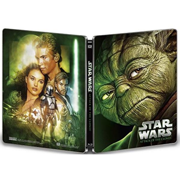 スター・ウォーズ エピソードII/クローンの攻撃 スチールブック仕様 Blu-ray: 商品のタイトル【中古品】(中古品)＝使用済み中古品です。画像の商品はサンプル画像です。実際に届く商品と異なりますのでご了承下さいませ。※中古品のため、商...