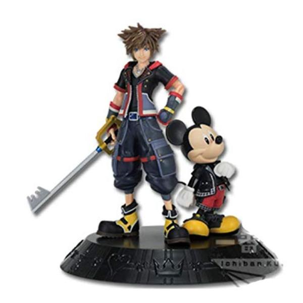 バンプレスト 一番くじ KINGDOM HEARTS A賞 ソラ＆ミッキースタチュー