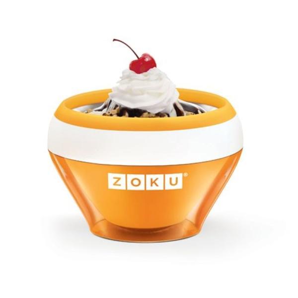 ZOKU アイスクリームメーカー ［オレンジ］: 商品のタイトル【中古品】(中古品)＝使用済み中古品です。画像の商品はサンプル画像です。実際に届く商品と異なりますのでご了承下さいませ。※中古品のため、商品のコンディション、ケース、説明書等の...