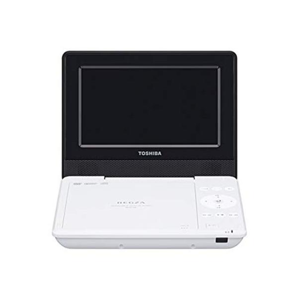 東芝 7型ポータブルDVDプレーヤーホワイトCPRM対応TOSHIBA REGZA
