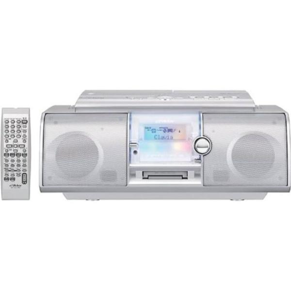 JVCケンウッド ビクター CD-MDポータブルシステム RC-L1MD-S JVCケンウッド ビクター CD-MDポータブルシステム シルバー RC-L1MD-S
