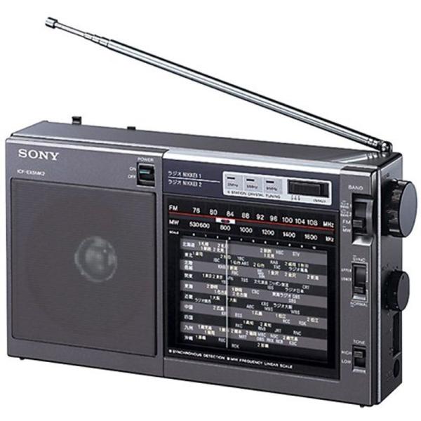 SONY FM/AM/ラジオNIKKEIポータブルラジオ ICF-EX5MK2 : スカーレット