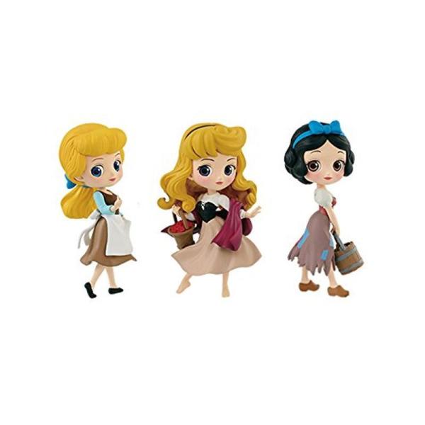 Disney Characters Q posket petit Cinderella Briar Rose Snow White シンデレ
