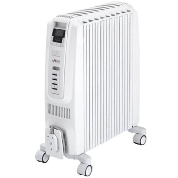 DeLonghi オイルラジエターヒーター ドラゴンデジタル X字型フィン9枚 <4~10畳用> TDD0915W: 商品のタイトル【中古品】(中古品)＝使用済み中古品です。画像の商品はサンプル画像です。実際に届く商品と異なりま...