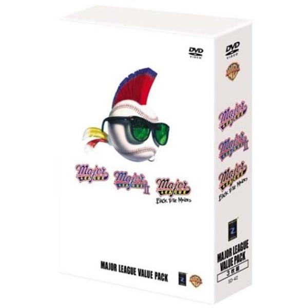 メジャーリーグ お買い得パック (3枚組) DVD: 商品のタイトル【中古品】(中古品)＝使用済み中古品です。画像の商品はサンプル画像です。実際に届く商品と異なりますのでご了承下さいませ。※中古品のため、商品のコンディション、ケース、説明書...