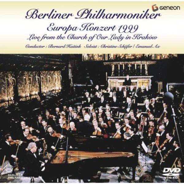 ベルリン・フィル・ヨーロッパ・コンサート1999 マリア教会のハイティンク DVD: 商品のタイトル【中古品】(中古品)＝使用済み中古品です。画像の商品はサンプル画像です。実際に届く商品と異なりますのでご了承下さいませ。※中古品のため、商品...